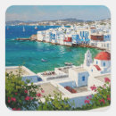 Search for mykonos greece stickers Watercolor