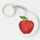 Search for organic food rounded key rings Fruit