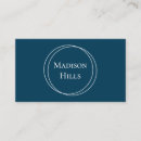 Search for blue circle business cards Professional