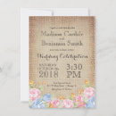Search for burlap wedding invitations Garden