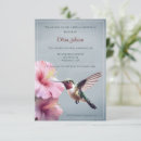 Search for hummingbird invitations Blue