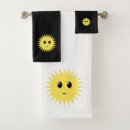 Search for happy face bath towels Black and white