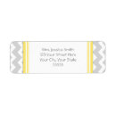 Search for grey chevron return address labels Girly