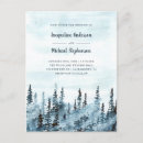Search for winter forest wedding invitations Rustic