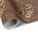 Search for christmas cone wrapping paper Pine