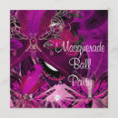 Search for black masquerade party invitations Ball
