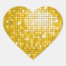 Search for heart gold stickers Yellow