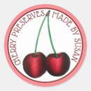Search for fruit preserve stickers Cherry