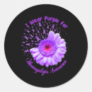 Search for fibromyalgia fighter stickers Purple