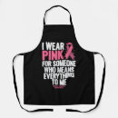 Search for breast cancer survivor aprons Support