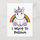 Search for love unicorn postcards Fantasy