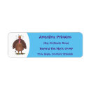 Search for thanksgiving turkey return address labels Cartoon