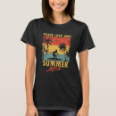 Search for peace love beach tshirts Summer