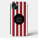 Search for blue and white lines iphone cases Stripes