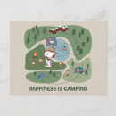 Search for cartoon camping postcards Hiking