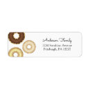 Search for donut return address labels Sprinkles