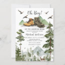 Search for adventure baby boy shower invitations Let the adventure begin