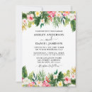 Search for tropical greenery wedding invitations Modern