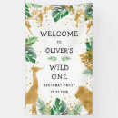 Search for safari birthday banners Cute