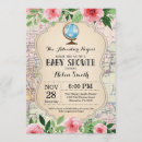 Search for vintage travel baby shower invitations Welcome to the world
