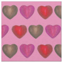 Search for candy heart fabric Red
