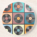Search for vinyl record coasters Illustration
