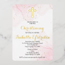 Search for marble christening invitations Pink
