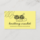 Search for knitting business cards Crochet