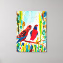 Search for parrots canvas prints Watercolor