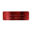 Search for white wine return address labels Red