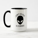 Search for human sciences mugs Alien