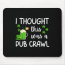 Search for irish pub mousepads Green