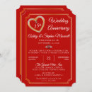 Search for ruby wedding anniversary invitations Vow renewal