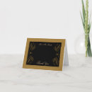 Search for black and gold wedding thank you cards Vintage