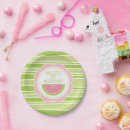 Search for watermelon plates Pink and green