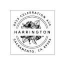 Search for tropical return address rubber stamps Typography