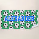 Search for soccer ball beach towels Pattern