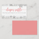 Search for winter diaper raffle baby shower invitations Snowflake