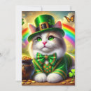 Search for cat st patricks day cards Leprechaun