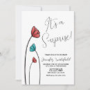 Search for its a surprise birthday invitations Floral