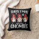 Search for christmas gnome cushions Funny