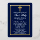 Search for foil first communion invitations Christian
