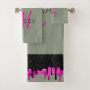 Search for pink glitter bath towels Script