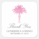 Search for palm tree bridal shower stickers Thank you