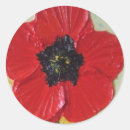 Search for red poppies stickers Florals