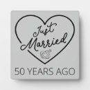 Search for 50th wedding anniversary plaques Couple