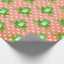 Search for green polka dot wrapping paper White