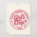 Search for girls trip invitations Vacation