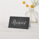 Search for reserved place cards Seating