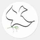 Search for doves wedding stickers Bride